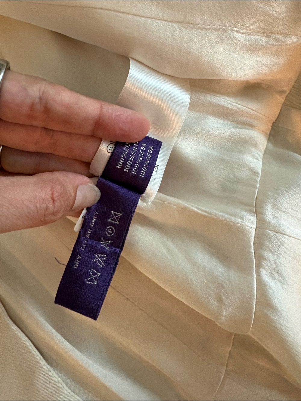 Ralph Lauren Purple Collection vintage silk coat with tails size 8 - Picture 13 of 14